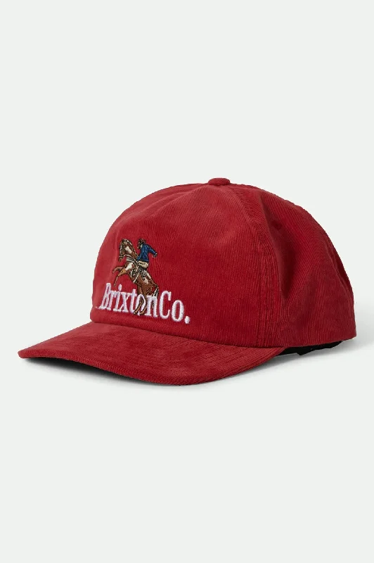 Reversible Bucket HatsInwood Snapback - Red
