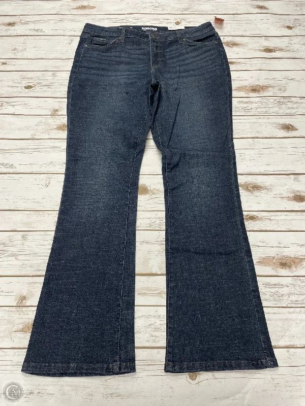 Affordable Designer Men's JeansJeans Boot Cut By Sonoma In Blue Denim, Size: 14l