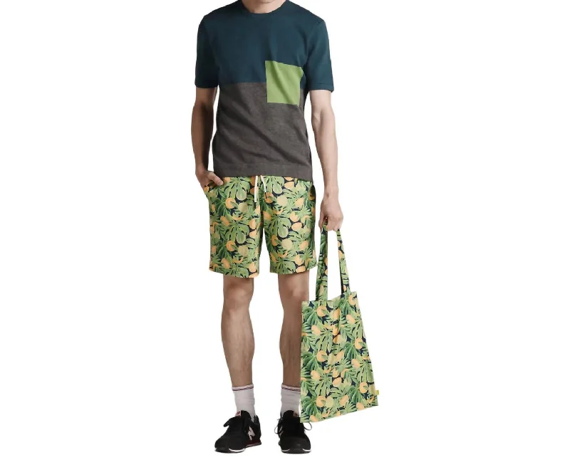 Functional Design Men's Tactical ShortsMen's Cantaloupes Print Shorts In Green