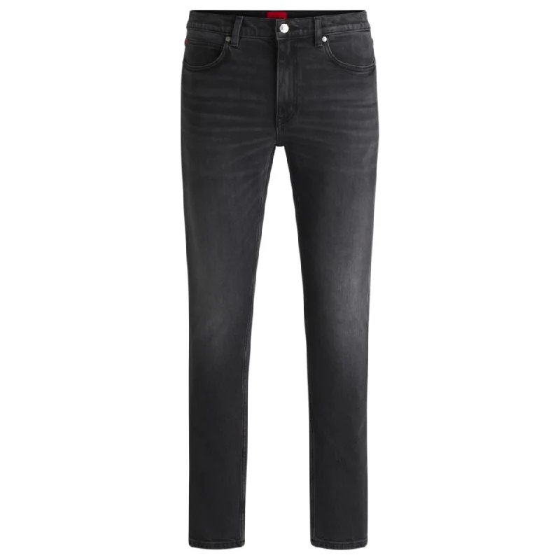 Latest Designer Men's JeansExtra-slim-fit jeans in gray stretch denim