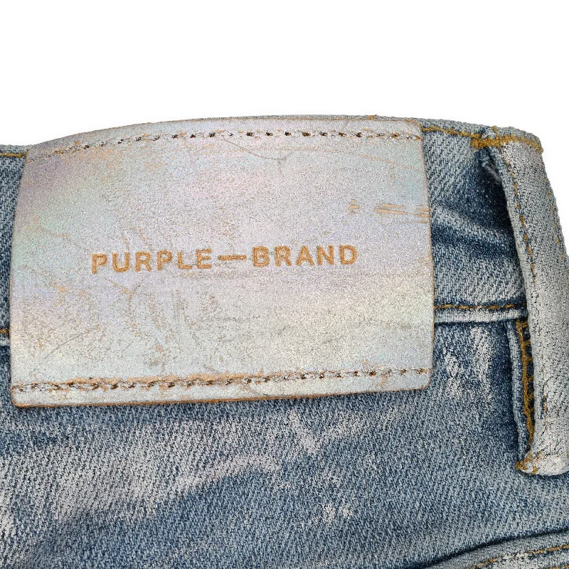 Sustainable Eco-Friendly Men's JeansLIGHT IRIDESCENT PEARL Indigo SKINNY JEANS