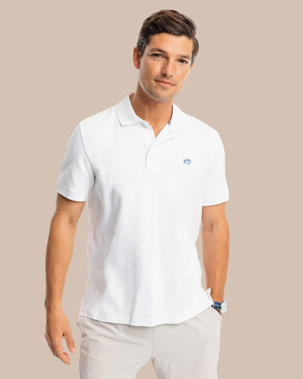 Lightweight Men's Linen ShirtsSouthern Tide Skipjack Polo Shirt