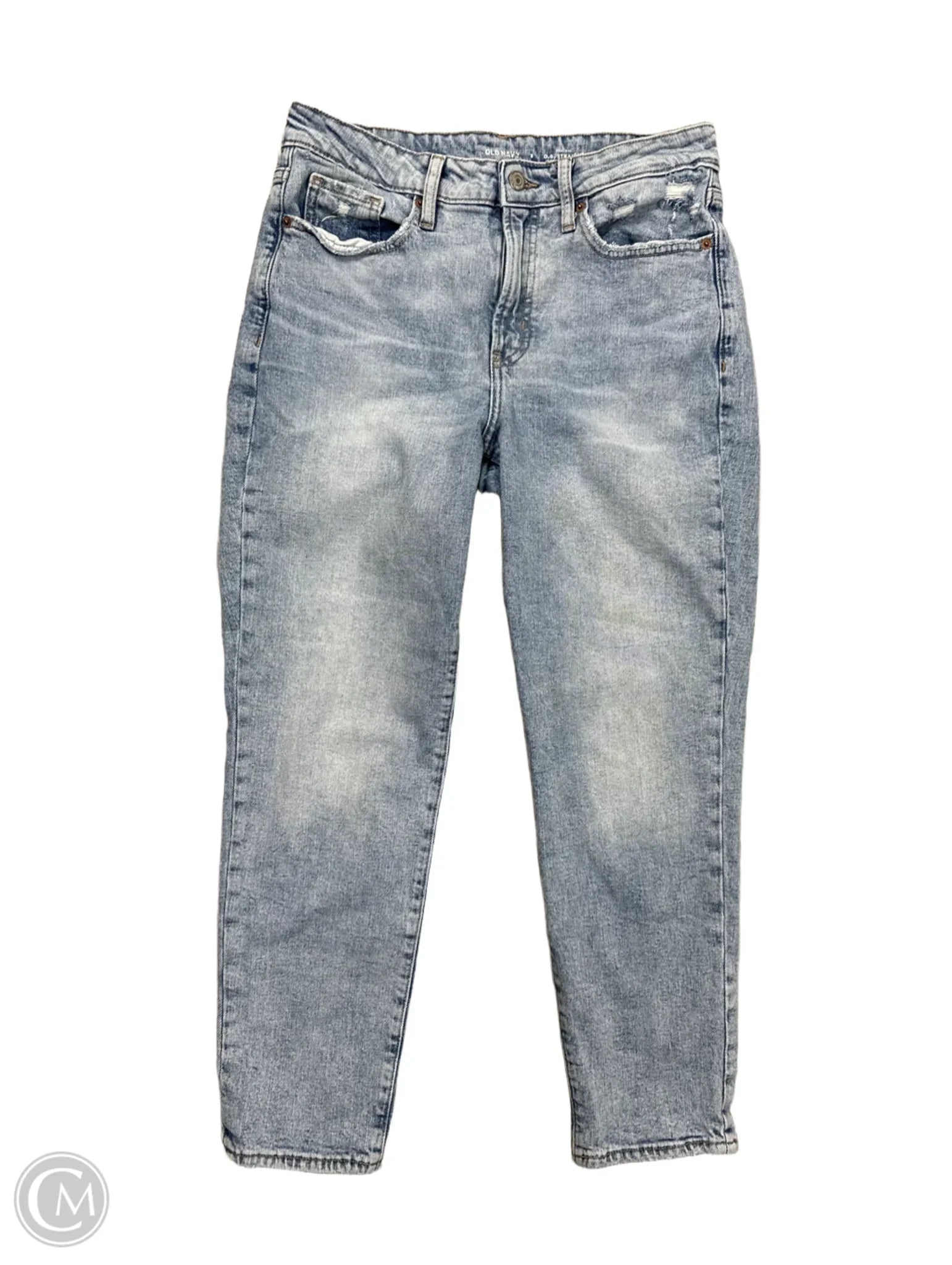 Men's Jeans with RipsJeans Straight By Old Navy In Blue Denim, Size: 8