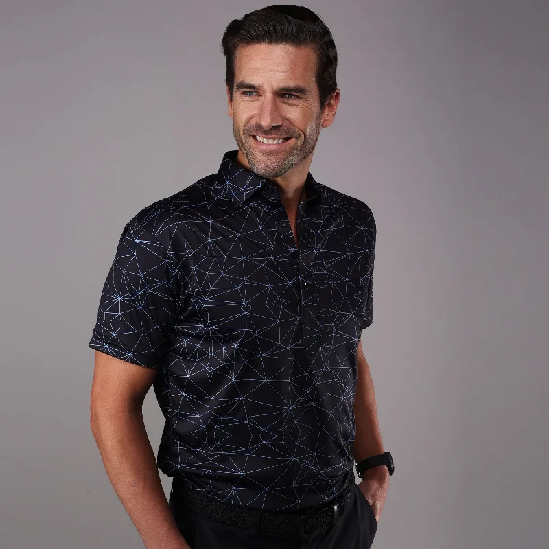Men's Shirts with CollarsSemi-Spread Collar Polo The Constellation