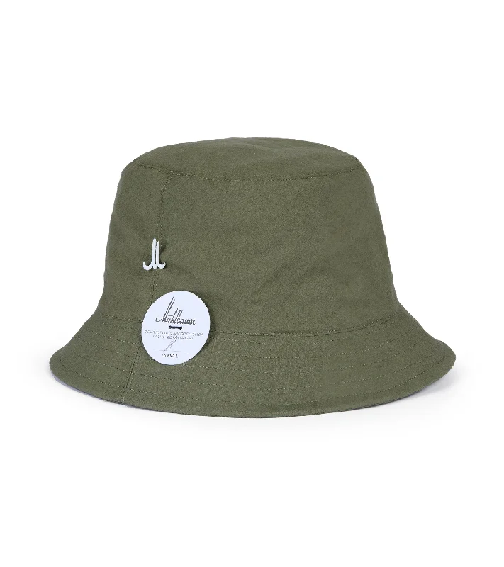 Female Fisherman HatsMühlbauer Walter Light Cotton Bucket Hat: Olive