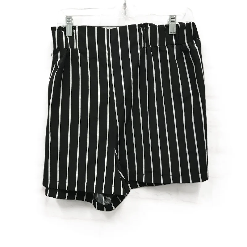 Men's Fashionable Cuffed ShortsBlack Shorts By Favlux, Size: 3x