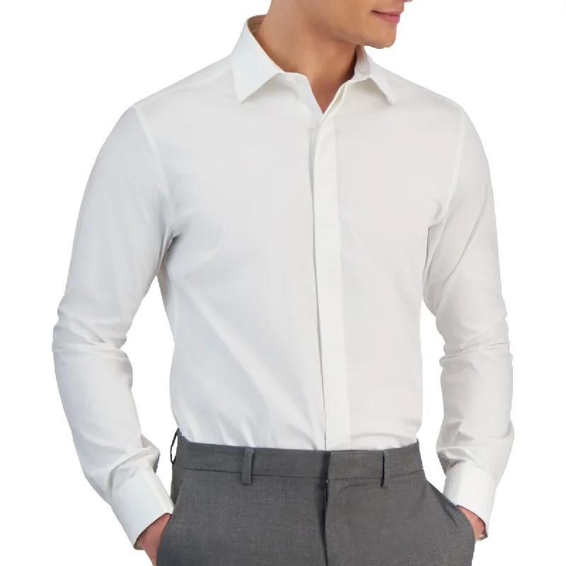 Men's Weekend Shirts for Leisurely OutingsMens Collar Cotton Button-Down Shirt
