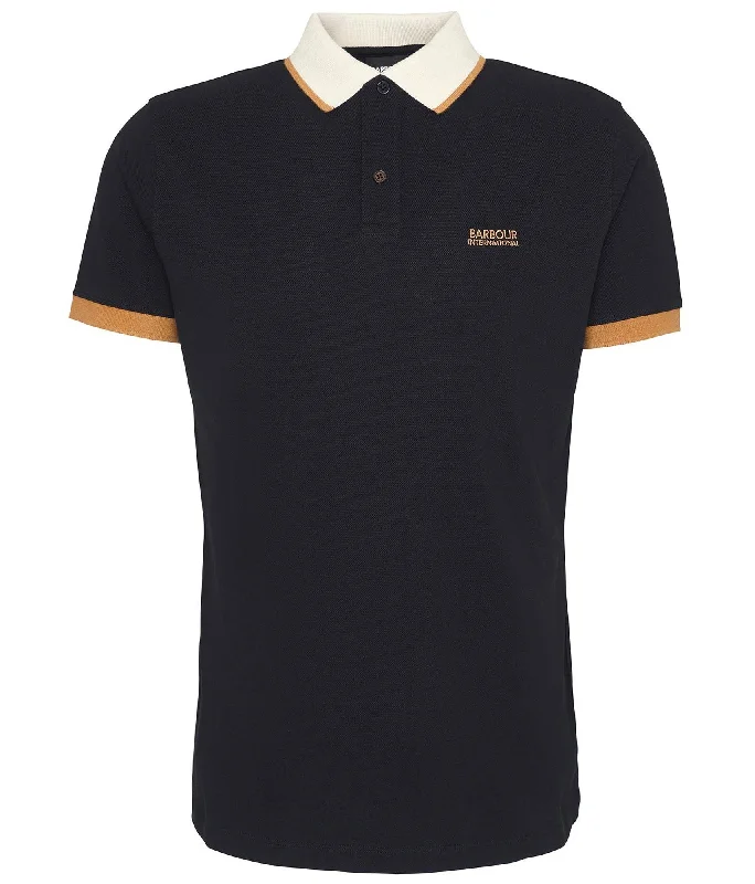 Men's Shirts with Ruffled HemlinesBarbour International Howall Polo - Black