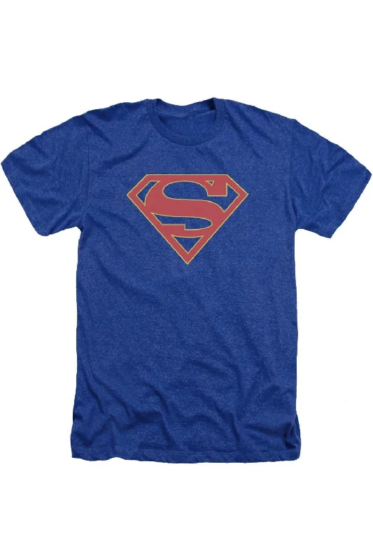 Men's Shirts for FishingSupergirl Logo Adult Heather Tee / T-Shirt