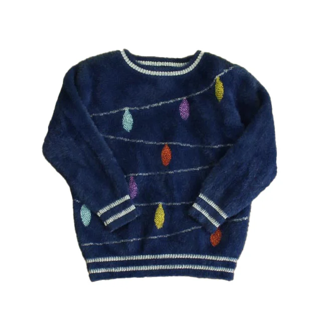 Men's Sweaters with Thumbholes in SleevesAndy & Evan Girls Blue Christmas Lights Sweater Men's Sweaters with Thumbholes in SleevesAndy & Evan Girls Blue Christmas Lights Sweater