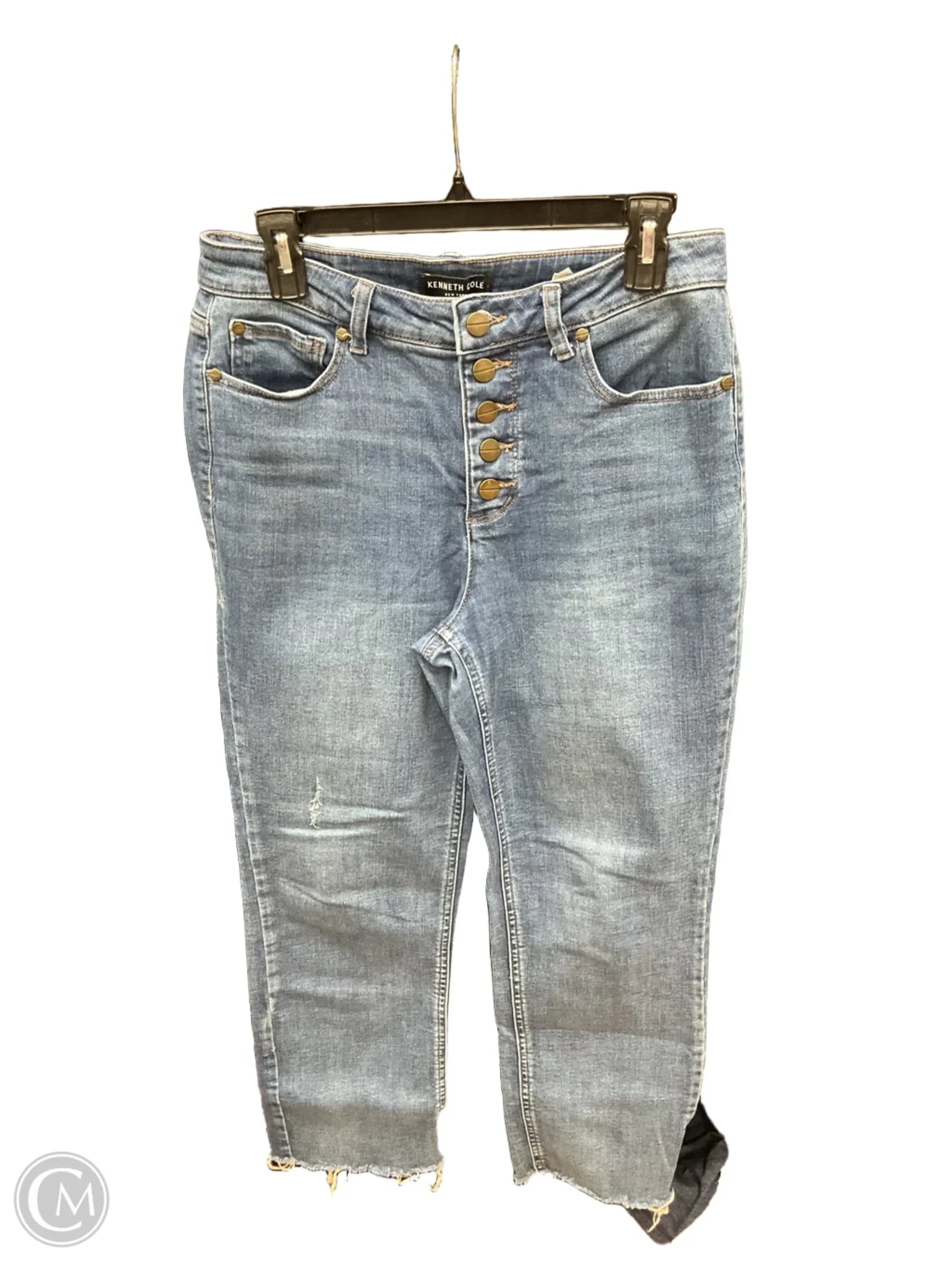 Men's Straight-Leg Jeans in Dark WashJeans Skinny By Kenneth Cole In Blue Denim, Size: 6 Men's Straight-Leg Jeans in Dark WashJeans Skinny By Kenneth Cole In Blue Denim, Size: 6