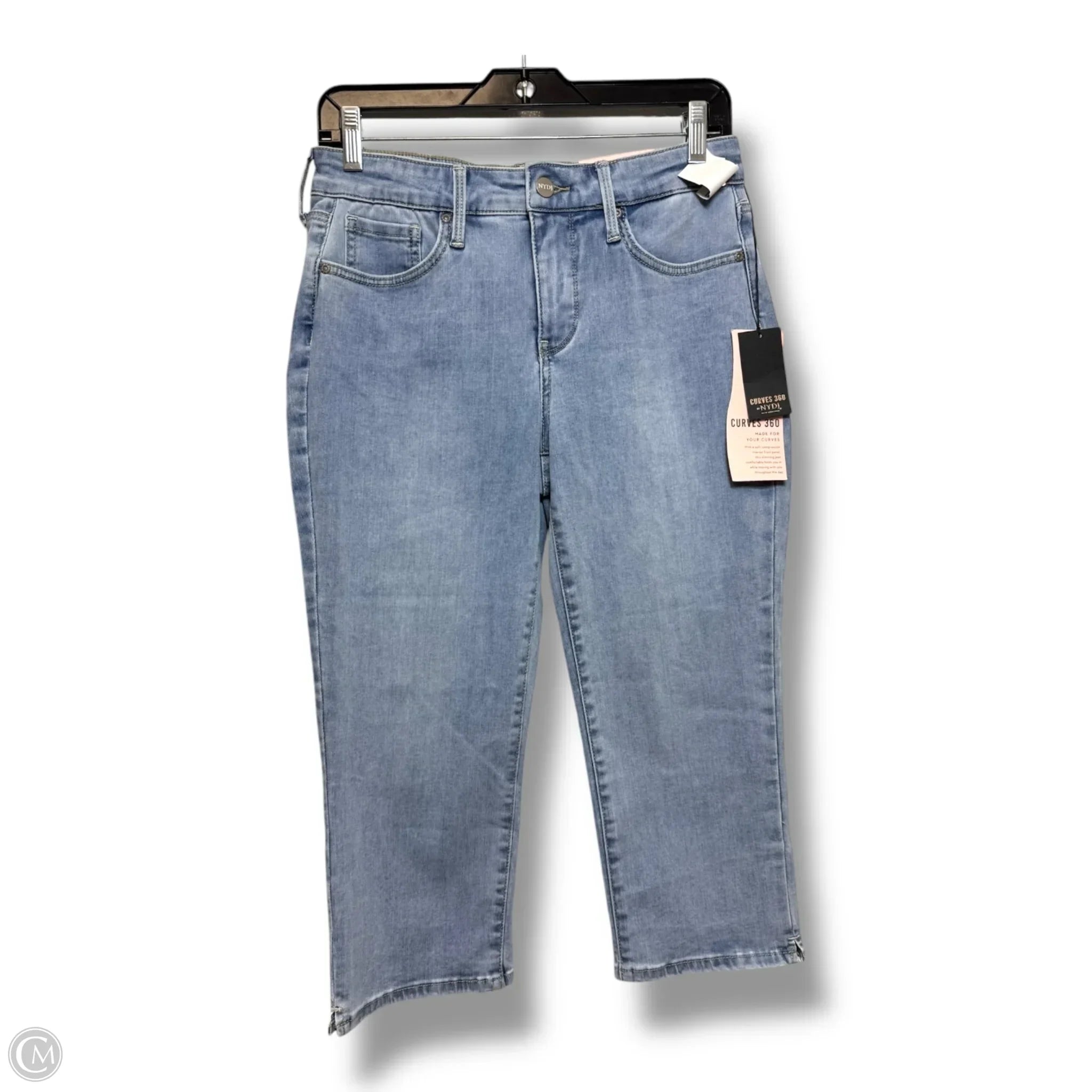 Light Wash Men's JeansCapris By Not Your Daughters Jeans In Blue Denim, Size: 4