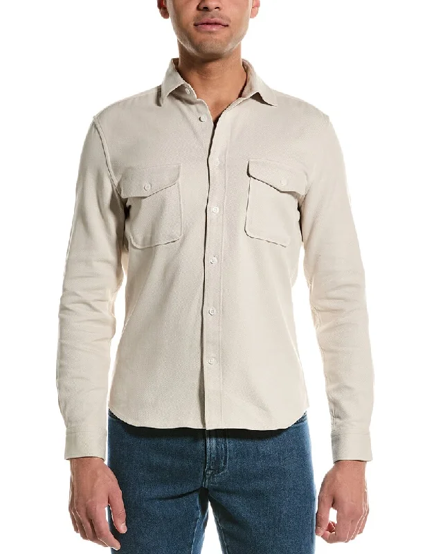 Men's Striped Long-Sleeve Shirts for a Maritime FeelReiss Arlo Casual Shirt