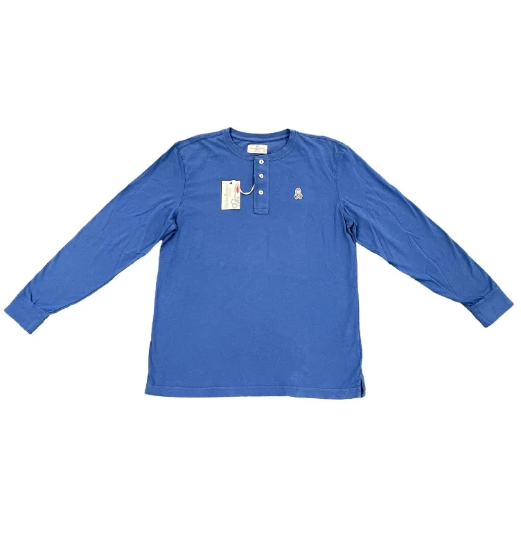 Men's Fishing Shirts for Water SportsMen's Garment Dye Long Sleeve Henley Shirt In Frenchie Men's Fishing Shirts for Water SportsMen's Garment Dye Long Sleeve Henley Shirt In Frenchie
