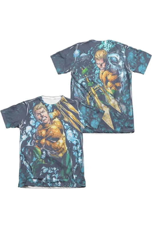 Classic Men's Button-Up ShirtsJustice League of America Trident (Front/Back Print) Adult Poly/Cotton Short Sleeve Tee / T-Shirt Classic Men's Button-Up ShirtsJustice League of America Trident (Front/Back Print) Adult Poly/Cotton Short Sleeve Tee / T-Shirt