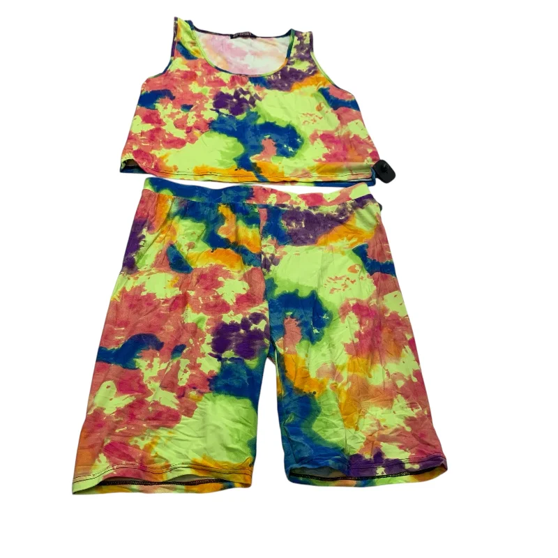 Robust Men's Denim and Canvas ShortsAthletic Shorts 2 Pc By AQ Sports In Tie Dye Print, Size: 1x Robust Men's Denim and Canvas ShortsAthletic Shorts 2 Pc By AQ Sports In Tie Dye Print, Size: 1x