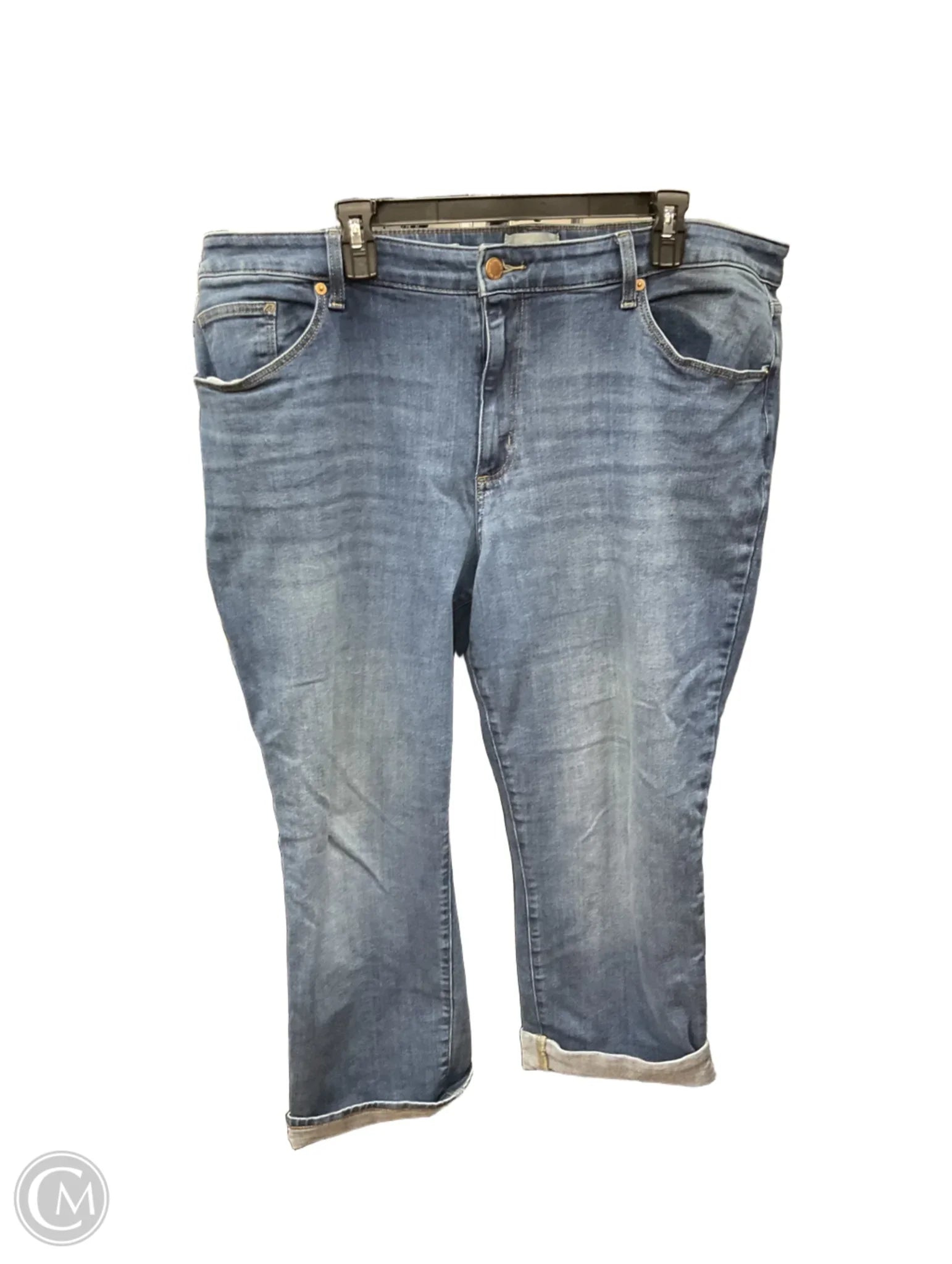 Dark Wash Men's JeansJeans Straight By Universal Thread In Blue, Size: 20