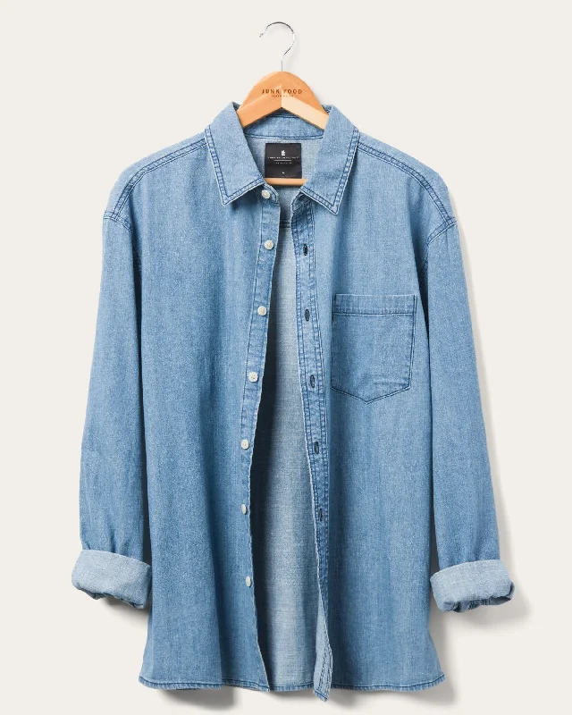 Men's Crew Neck T-Shirts for Everyday WearRandell Denim Twill Shirt