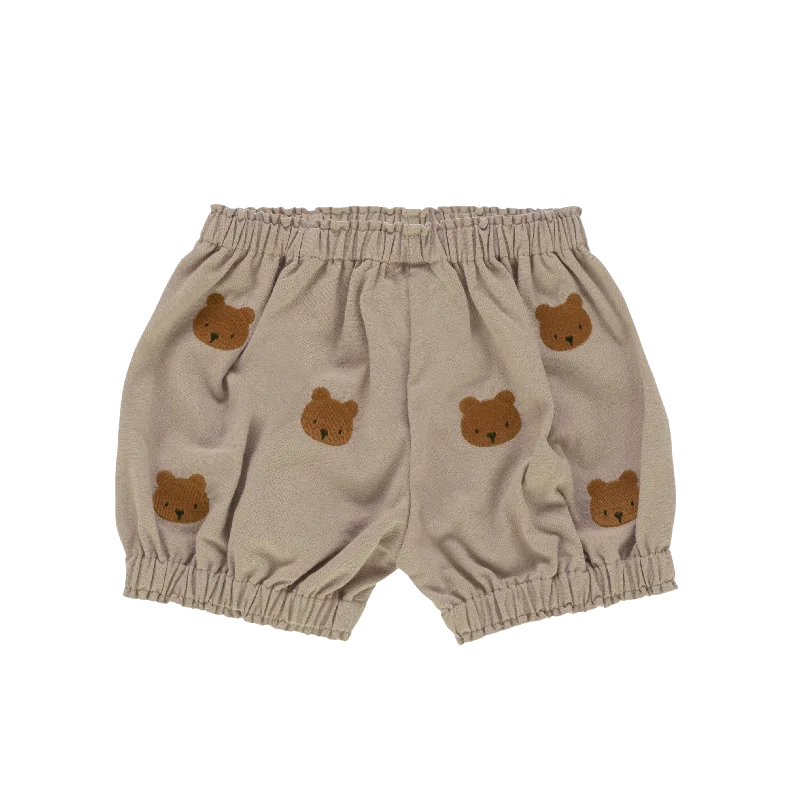 Men's Cool Linen Summer ShortsCarson Bloomers | Bears | Dusty Green