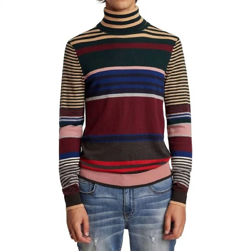 Men's Sweaters with Drawstring WaistbandsLuxe Fine Gauge Turtleneck In Forest Wine Men's Sweaters with Drawstring WaistbandsLuxe Fine Gauge Turtleneck In Forest Wine