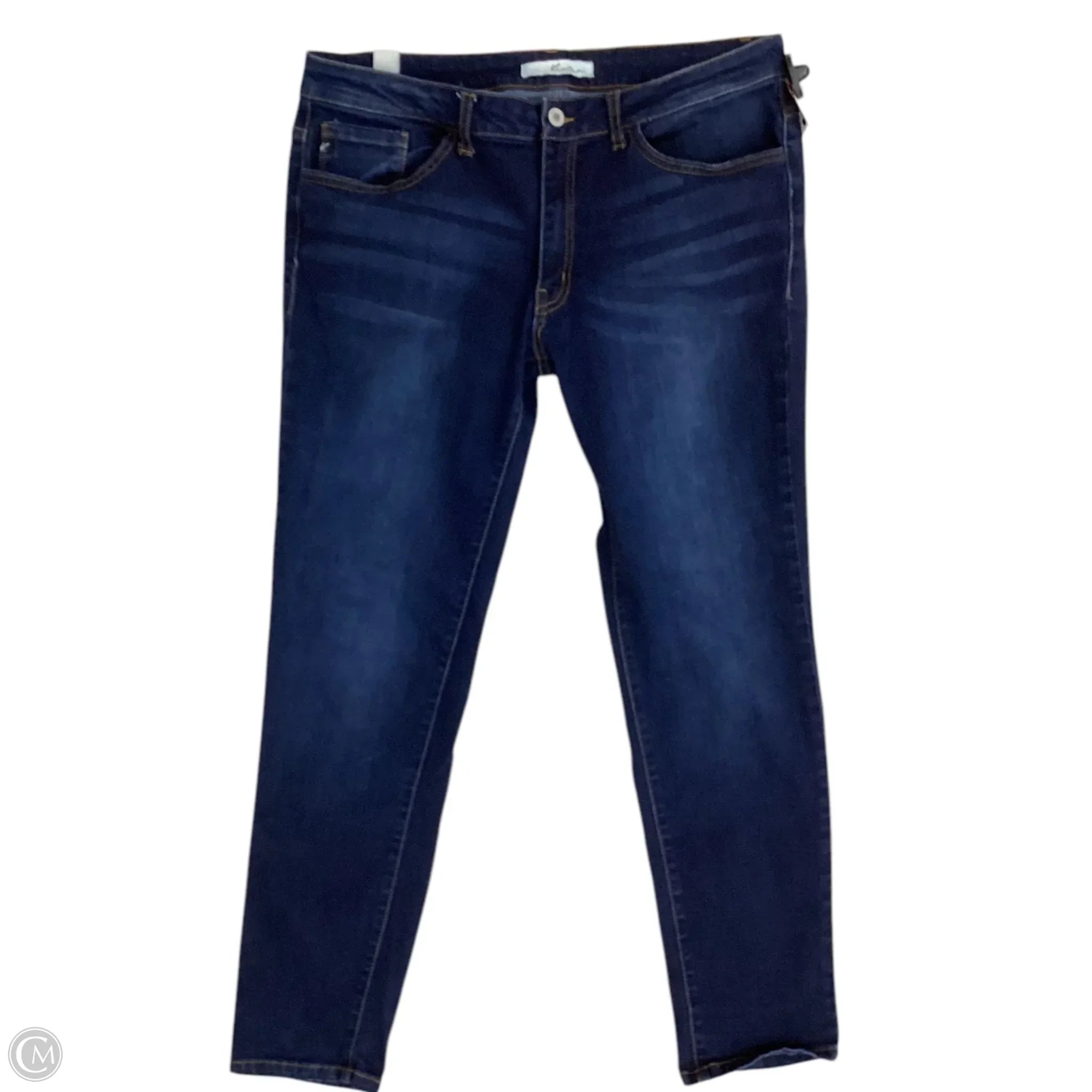Authentic Raw Denim Men's JeansJeans Straight By Kancan In Blue Denim, Size: 12