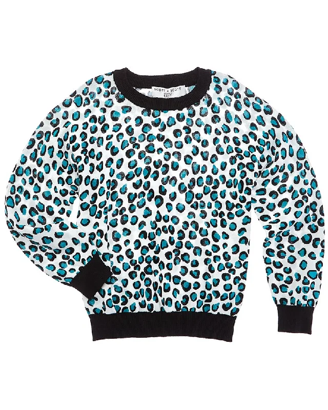 Men's Sweaters with Argyle PatternsScott & Scott London Cheetah Print Sweater