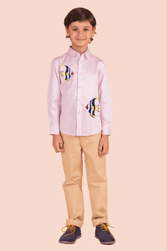 Men's Unique Dress Shirts for a Statement LookPre-Order: Shirt with Fish Embroidery Men's Unique Dress Shirts for a Statement LookPre-Order: Shirt with Fish Embroidery