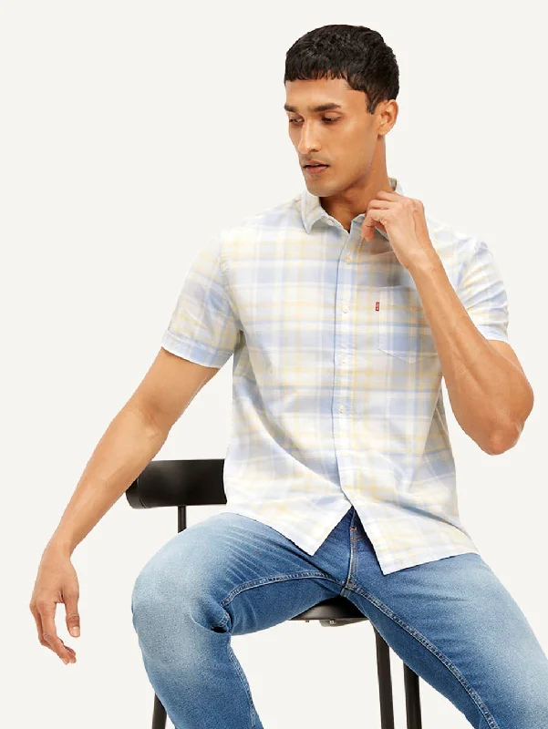 Men's Cowboy Shirts for Western StyleMen's Checkered Slim Fit Shirt