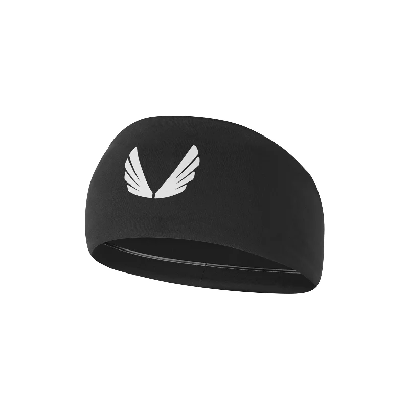 Men's Fedora Hats0939. WarpFlexx™ Headband - Black "Wings"