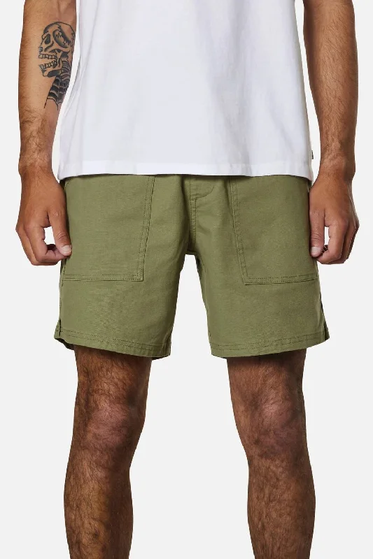 Men's Tailored Dress ShortsTrails 6.5" Short In Olive
