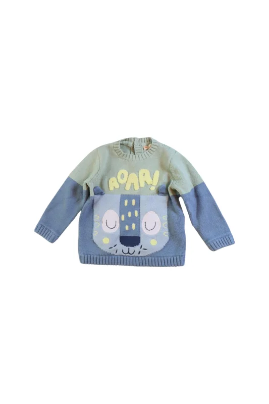 Men's Sweaters with High-Low HemlinesDPAM Knit Sweater 9M (71cm)