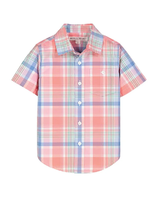 Men's Custom Dress Shirts for a Personalized FitHope & Henry Stretch Poplin Short Sleeve Shirt Men's Custom Dress Shirts for a Personalized FitHope & Henry Stretch Poplin Short Sleeve Shirt