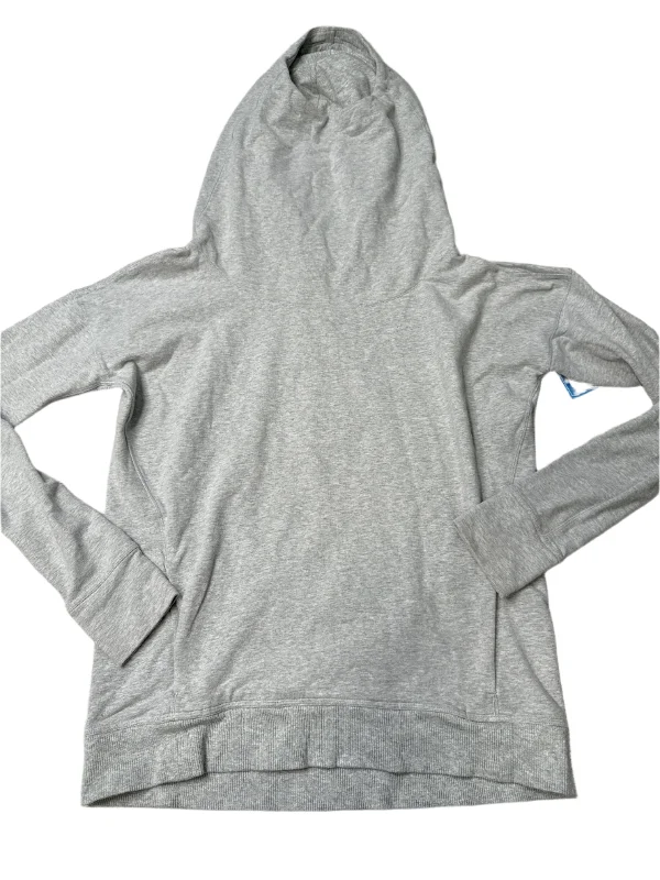 Men's Hoodies for SpringAthletic Sweatshirt Collar By Lululemon In Grey, Size: 8