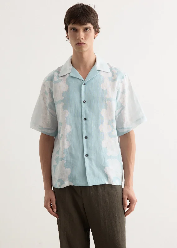 Men's Shirts for HikingParadise Floral Camp Collar Shirt