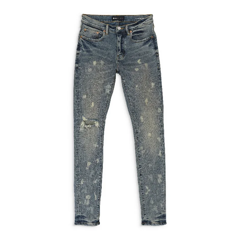 Men's Jeans for a Dressy OccasionMID ACID BLEACH Indigo SKINNY JEANS