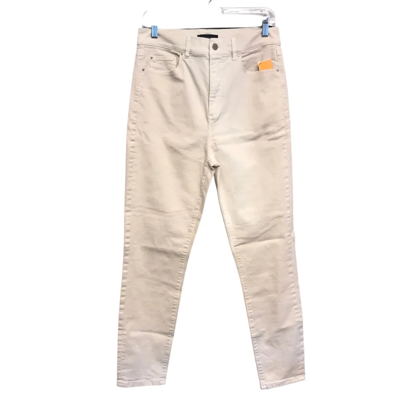 Slim-Fit Men's JeansJeans Straight By Ann Taylor In Cream, Size:8