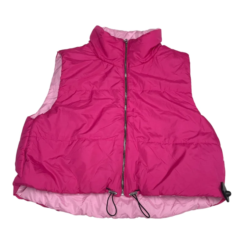 Men's Coats with Inner PocketsVest Puffer & Quilted By Vine & Valley In Pink, Size: Xl Men's Coats with Inner PocketsVest Puffer & Quilted By Vine & Valley In Pink, Size: Xl