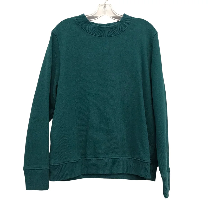 Lightweight Men's Running HoodiesAthletic Sweatshirt Crewneck By Puma In Green, Size:M