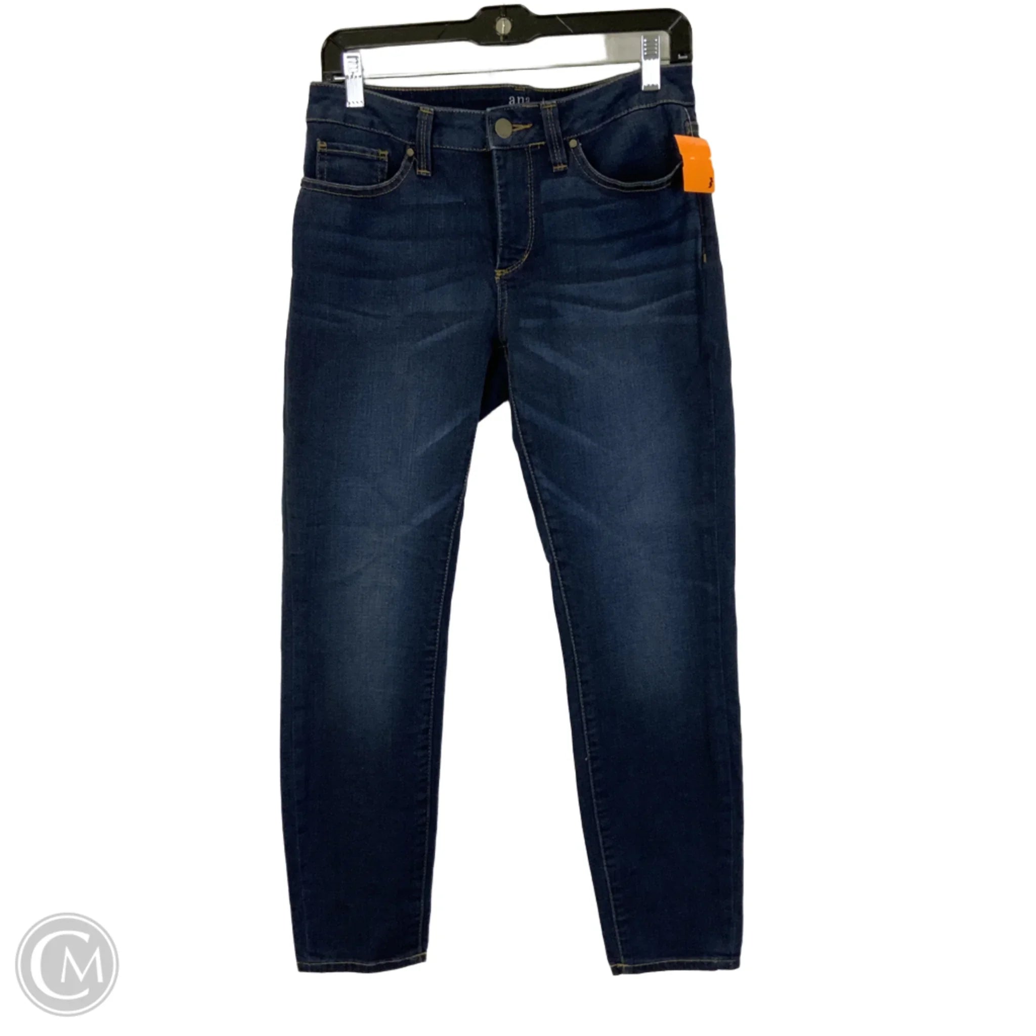 Elegant Men's JeansJeans Skinny By Ana In Blue Denim, Size: 6