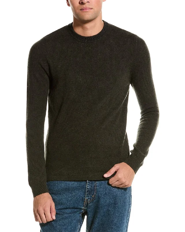 Men's Sweaters with Kangaroo PocketsAutumn Cashmere Thermal Cashmere Crewneck Sweater
