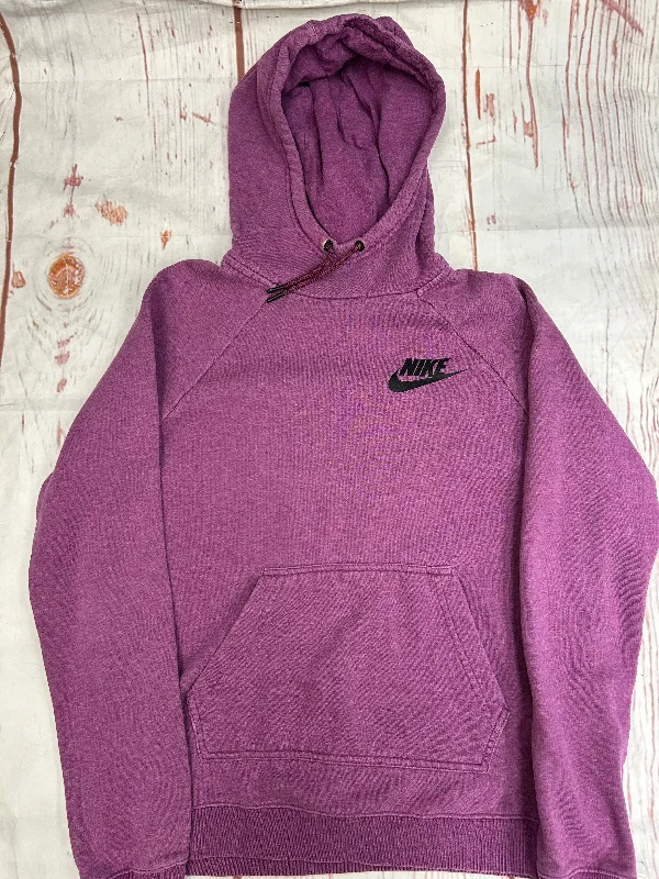 Elevated Men's Lounge HoodiesSweatshirt Hoodie By Nike Apparel In Purple, Size: S