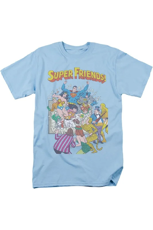Men's Shirts with Bow TiesJustice League of America Super Friends #1 Short Sleeve Adult Tee / T-Shirt Men's Shirts with Bow TiesJustice League of America Super Friends #1 Short Sleeve Adult Tee / T-Shirt