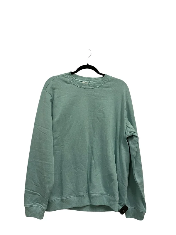 Men's Hoodies for Big and TallSweatshirt Crewneck By Blair In Green, Size: L