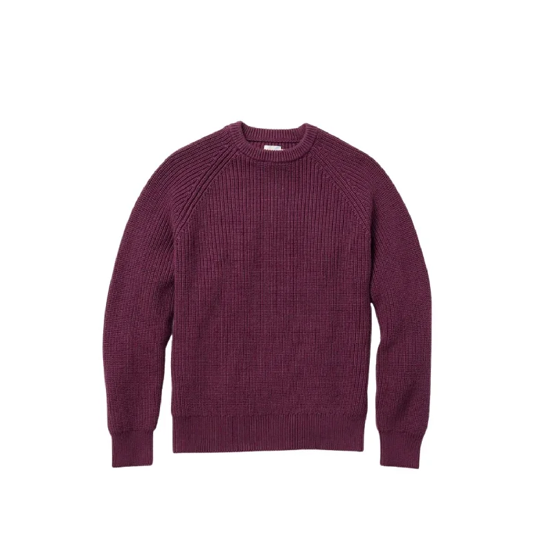 Men's Sweaters with Dropped ShouldersNeptune Sweater In Wine