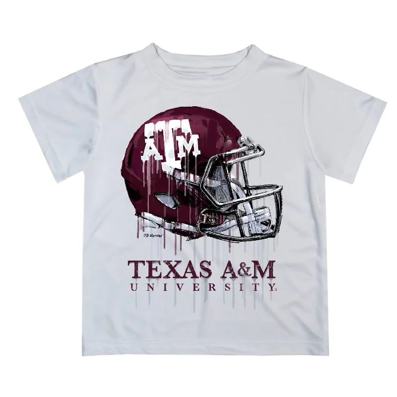 Men's Custom-Fit Shirts for a Personalized LookBoys Texas A&m Aggies Original Dripping Football Shirt In Grey Men's Custom-Fit Shirts for a Personalized LookBoys Texas A&m Aggies Original Dripping Football Shirt In Grey