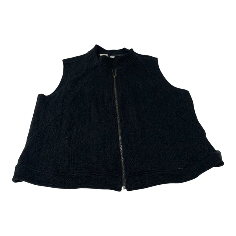 Men's Coats with Relaxed FitsVest Other By West Bound In Black, Size: 2x
