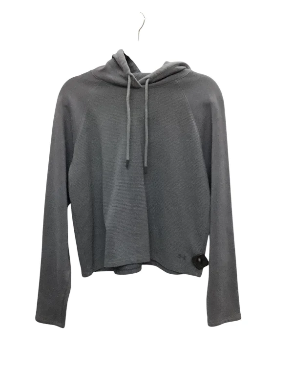 Men's Hoodies with Vintage StyleSweatshirt Hoodie By Under Armour In Grey, Size: M