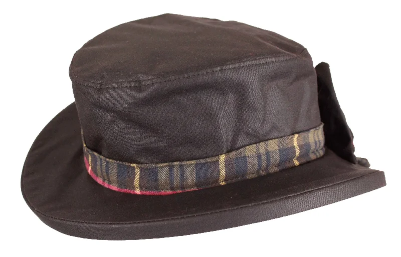 Fashionable Bucket Hats for WomenHW33 - Women's Thelma Wax Hat - BROWN