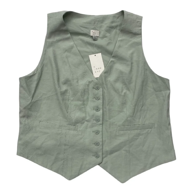 Essential Men's Puffer JacketsVest Other By A New Day In Grey, Size: Xl
