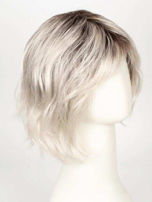 SILVER-BLONDE-ROOTED